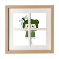 thumbnail image 1 of Animal quack natural green Fly uu Pantalla de escritorio de pared de marco 4 aperturas, 1 of 4