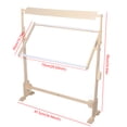 thumbnail image 5 of Wildnix Adjustable Needlework Table Embroidery Rack with Solid Wood Frame, Storage Toolbox, Ideal for Living Room, Dining, and Study, 5 of 5