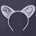 thumbnail image 1 of Xihbxyly Diadema de Encaje, Elegante Accesorio para El Cabello de Malla de Seda, Cómoda y Moderna, Diseño Inspirado En Lencería Coqueta, Perfecta para Fiestas, Bodas y Lunas de Miel, Ideal para Mujer, 1 of 3