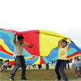 thumbnail image 2 of Paracaídas de juego GSi de 7,5 m arcoíris para niños, 2 of 8