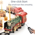 thumbnail image 4 of Tren eléctrico pequeño, coche de juguete para niños, juego de simulación de tren de alta velocidad, modelo de tren de control remoto a vapor retro para niños, 4 of 4