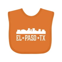 Inktastic El Paso Texas Skyline TX Cities Boys or Girls Baby Bib