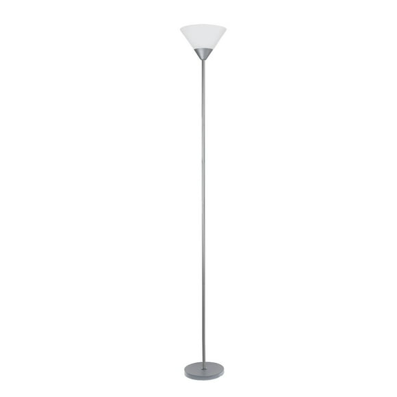 Simple Designs 1 Light Stick Torchiere Floor Lamp