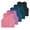 Set 1, variant on 5 Pack: Women's Dry Fit Crop Summer Tank Top - Gym Yoga Workout Sports Tee (Available in Plus Size)