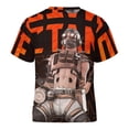 thumbnail image 5 of Apex Legends Octane Kids Short Sleeve Tee Shirt Novelty Crewneck T-Shirts Unisex Summer Blouse Tops for Boys Girls 110CM, 5 of 8