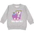 thumbnail image 2 of Inktastic 2nd Birthday Cute Train I'm Two Toddler Sweatshirt, 2 of 4