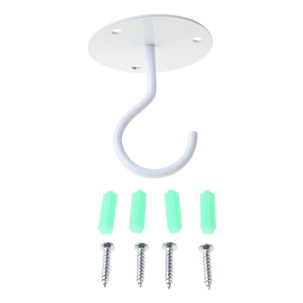 Gancho de montaje en pared para techo, colgador de soporte para colgar comederos de pájaros, linternas, campanillas de viento, maceteros, decoración para exteriores