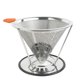 thumbnail image 2 of Yuarrent Gotero de café con cono TureClos con soporte Filtro de café reutilizable de doble cubierta de acero inoxidable Juegos de servir café y té Yuarrent HA2424-00B, 2 of 6