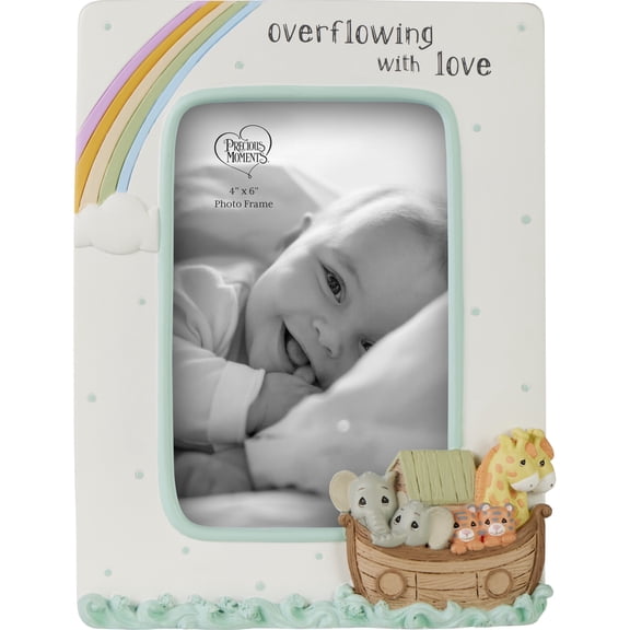 Precious Moments Overflowing With Love Noah's Ark Photo Frame, Count 1