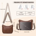 thumbnail image 3 of FALAN MULE Cross Body for Women Crossbody Purses, Small Crossbody Purses Leather Cross body Bags, 3 of 6