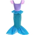 thumbnail image 5 of 12PCS Little Girls Princess Mermaid Costume for Girls Dress Up with Accessory for Christmas Birthday Party 2-12 Years, 5 of 6