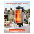 thumbnail image 4 of Coffee Urn 40 Cup - 203oz Commercial Coffee Maker with Dripless Spigot, Quick Brewing, Automatic Temperature Control, Stainless Steel - Ideal for Catering & Restaurants, 4 of 9