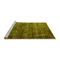 thumbnail image 2 of Ahgly Company Machine Washable Indoor Rectangle Oriental Yellow Industrial Area Rugs, 2' x 3', 2 of 4