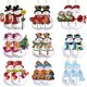 thumbnail image 2 of 18PCS Christmas Wooden Pendant Christmas Tree Hanging Oranment A, 2 of 5