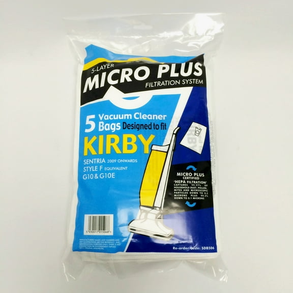 5PK Microfiber Bags Fits Kirby G3 G4 G5 G6 Style F Ultimate G Diamond Sentria