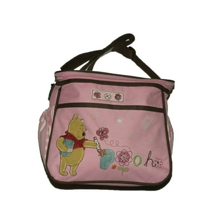 Disney Pooh & Friends Zip Top Pockets Flowers Girls Pink Mini Diaper Bags - www.semadata.org