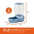 thumbnail image 3 of Petmate Replendish Dog and Cat Feeder With Microban, Pearl Peacock, 2 lbs, 3 of 9