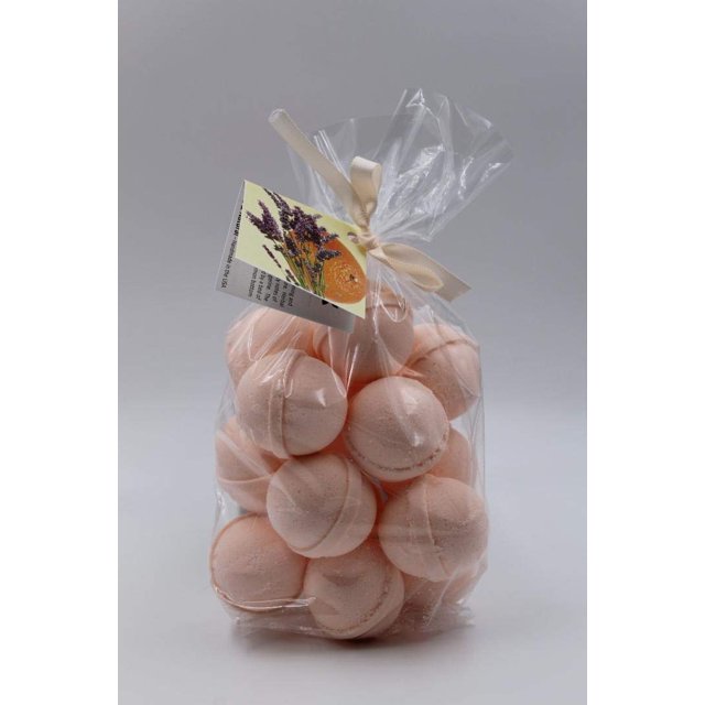 SpaPure CLEMENTINE LAVENDER Bath Bombs 14 Bath Fizzies baño ultra hidratante derrite popular 1 oz (forma semicircular) fabricado en EE. UU. con manteca de karité y manteca de mango, ideal para piel se