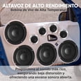 thumbnail image 3 of Bocinas de 6.5" para Audio de Coche Pyle, Kit de 1 Par, Incluye Par de Redes de Cruce y Tweeters de Aluminio de 1'', Cono de Inyección con Bisel de Goma, 3 of 6