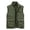 (Casual 115)Army Green, variant on Mens Vest Solid Color Sleeveless Jacket Big & Tall Casual Man Stand Collar Multi-Pocket Zipper Waistcoat Top Plus Size
