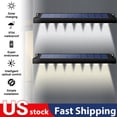thumbnail image 3 of 2 Pack Solar Sign Lights, Warm White Outdoor Wall Light, IP65 Waterproof Landscape Spotlights, 3 of 6