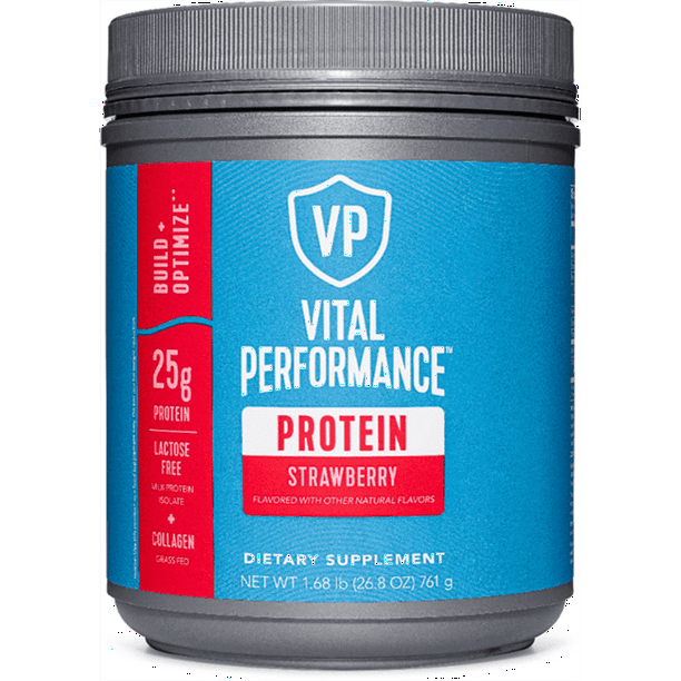 Vital Proteins Vital Performance Protein Strawberry 26.8 oz Pwdr