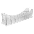 thumbnail image 5 of Hair Guide Comb Storage Organizer Clipper Guard Holder Transparent Rectangular Barbershop Use Protection 1Set, 5 of 5