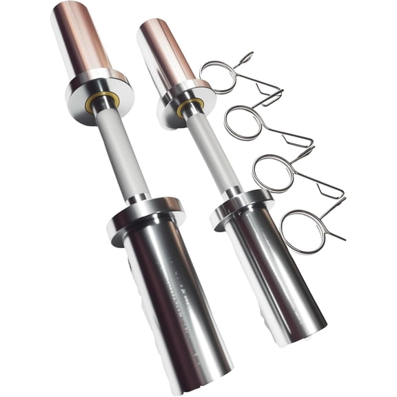 Olympic Dumbbell Handle, Loadable Dumbbell Bars for 2 Inch Olympic Weight Plates, Ideal for Home Gym Strength Training