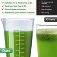 thumbnail image 2 of Juicer Attachment for KitchenAid, Cold Press Slow Juicer with 4.9" Large Feed Chute for Whole Fruits & Vegetables, Includes 2 * 1L Measuring Cups for, 2 of 7