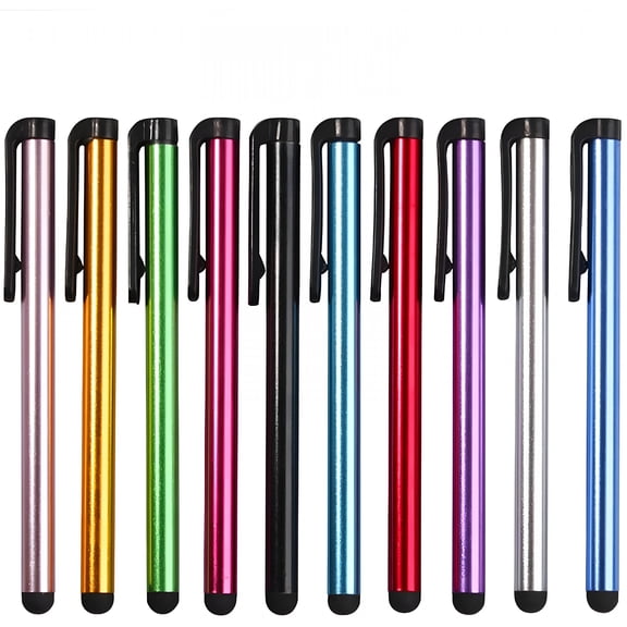 GJX Stylus Pens for Touch Screens,Stylus Pen 10-Pack High Precision Capacitive 7.0 Stylus Ballpoint Stylus Pens Universal for Touch Screens Devices (Pink)