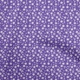 thumbnail image 1 of oneOone Cotton Cambric Purple Fabric Floral Quilting Supplies Print Sewing Fabric By The Yard 56 Inch Wide, 1 of 5