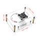 thumbnail image 5 of fo sa Raspberry Pi Estuche Acrílico Caja de protección de PMMA Estuche Protector Carcasa de acrílico + Ventilador de enfriamiento para Raspberry Pi 2 3 Modelo B y Pi B + ANGGREK Ocean Broad Surfboard Fins, 5 of 7