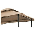 thumbnail image 5 of 8x5 Ft Grill Gazebo Replacement Canopy Top Cover Double Tiered BBQ Shade Cover (for 8x5 Ft Grill Gazebo Frame, ), 5 of 6