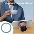 thumbnail image 4 of Haut-parleur BT Magnétique, Haut-Parleur Portable avec Lumière RVB, Lecture de Cartes TF, Support Multifonction pour Téléphone Cellulaire Haut-Parleur Sans Fil pour Réfrigérateur, Établi, Poteau, Voiture, 4 of 7