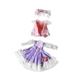 thumbnail image 4 of Falda de muñeca para niña de 12 pulgadas, ropa de moda para muñeca de simulación, tela suave, vestido informal para muñeca de todos los días, vestido Estilo C, 4 of 8