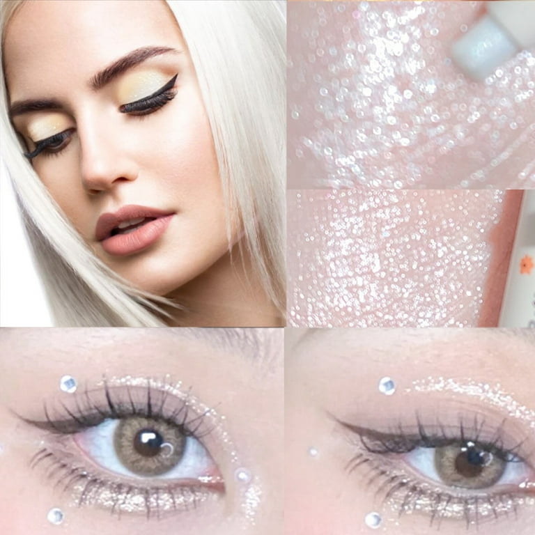 White 2024 highlighter makeup