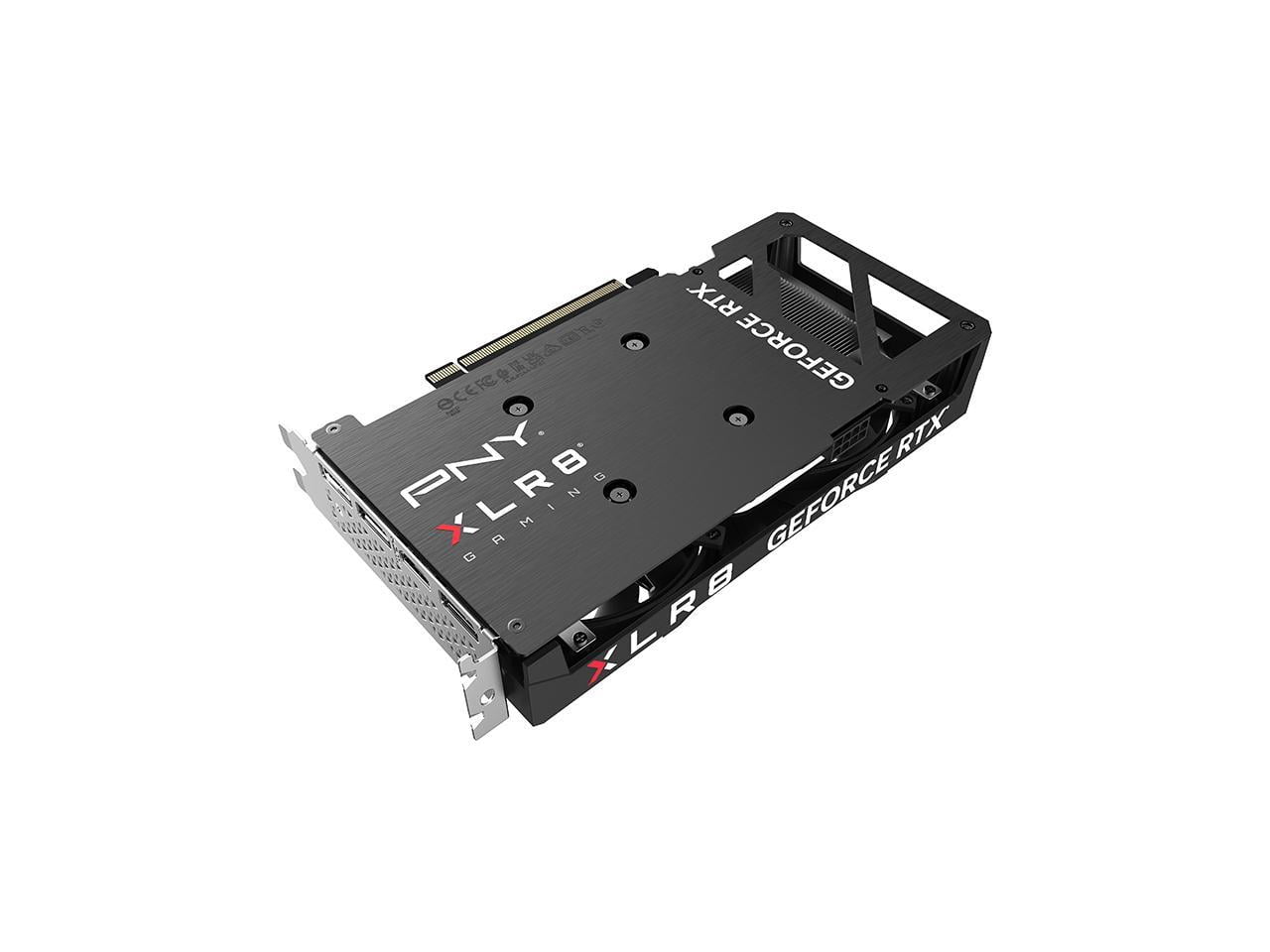 PNY GeForce RTX 4060 8GB XLR8 Gaming VERTO Overclocked Dual Fan DLSS 3 VCG40608DFXPB1-O