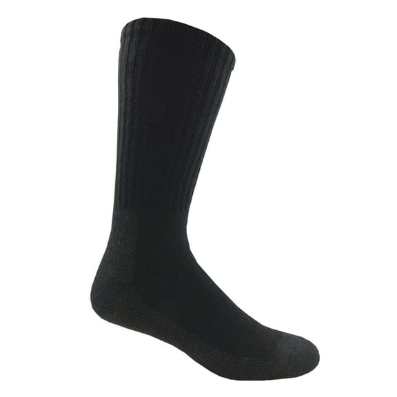 Workmate Mens 4pk Crew Work Sock Black