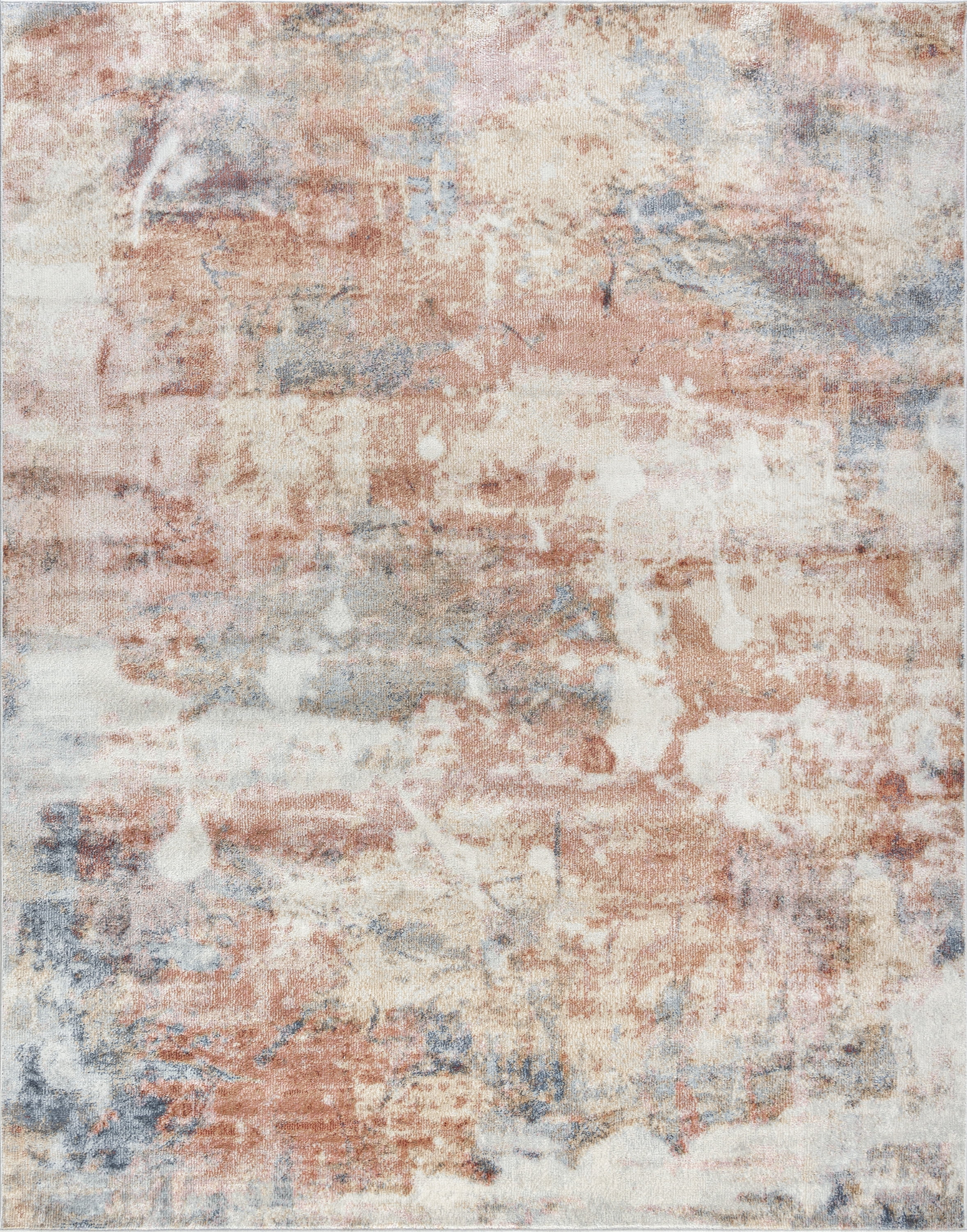 Allure Contemporary 8' x 10' Multi-Color Polypropylene Indoor Area Rug