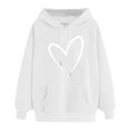 thumbnail image 1 of WEAIXIMIUNG Robe Sweat-Shirt Surdimensionnée pour Femmes Sweat-Shirts d'Automne pour Femmes Mode Imprimé Graphique Pull à Capuche Manches Longues Décontracté, 1 of 3