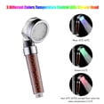 thumbnail image 4 of Mistaha Automatic 12 L-EDs 3 Colors Changing Light Shower H-ead Bath Sprinkler Temperature C-ontrol Sensor, 4 of 8
