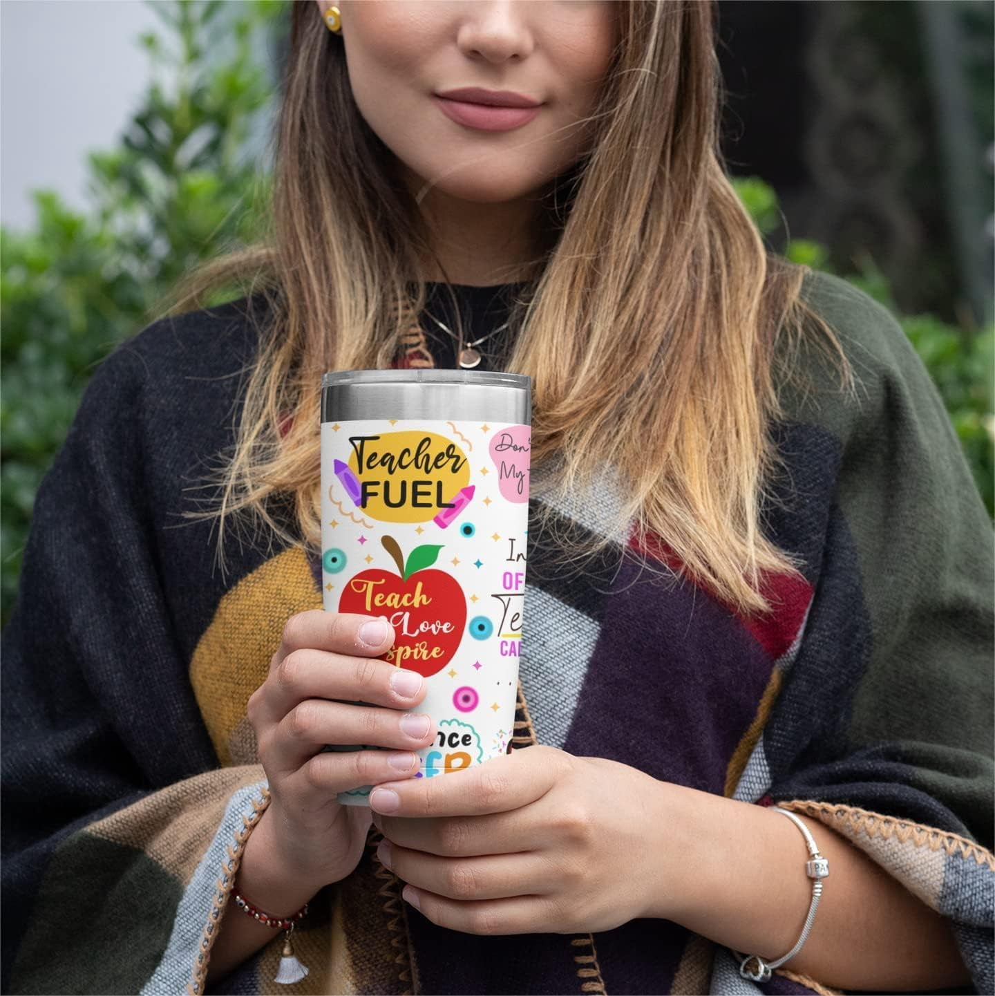 Teacher Appreciation Gifts for Women, Graduation Gifts from Students, Birthday Gifts for Teacher, Thank You Gifts Back to School- 20 Oz Insulated Tumbler, Mug, and Cup