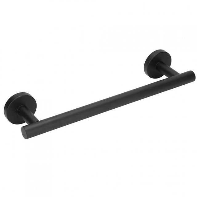 Cergrey 30cm Stainless Steel Black Brushed Single Towel Bar Rack Holder Bathroom Storage Organizer,Towel Bar,Towel Rack