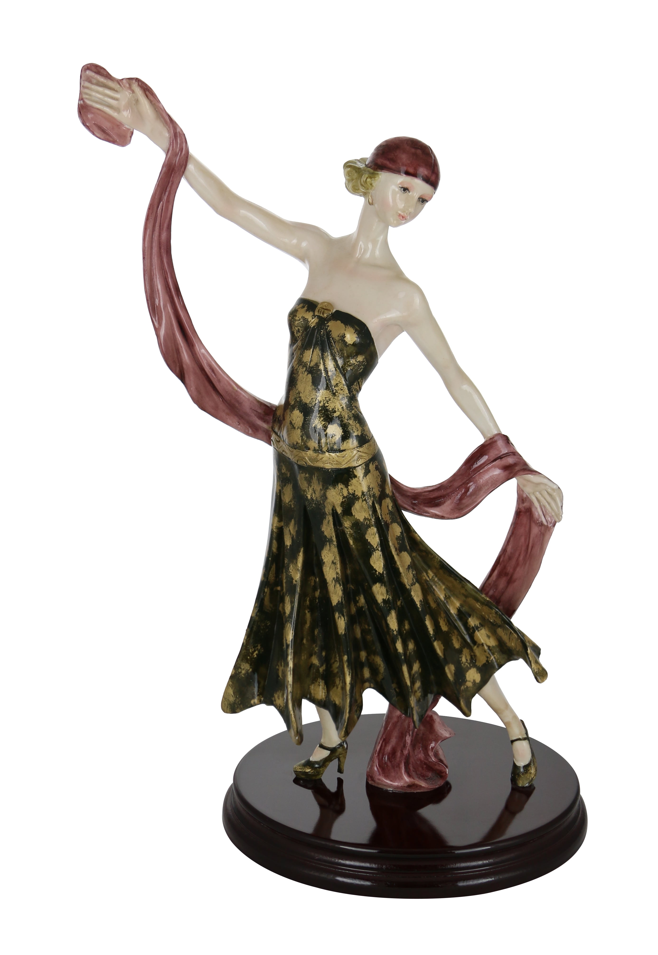 Authentic A Santini Hand Finished Italian Sculpture of Claudine in