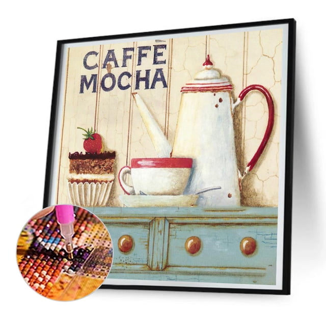 Cuadros Decorativos Pintura de diamante 5D DIY Kit de taladro redondo completo Retro Ornament Art Craft (sz4348) DQrwqpou embutido en tela