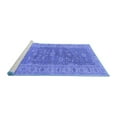 thumbnail image 2 of Ahgly Company Machine Washable Indoor Rectangle Oriental Blue Traditional Area Rugs, 5' x 8', 2 of 4