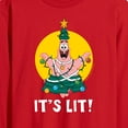 thumbnail image 2 of SpongeBob SquarePants - Patrick It's Lit - Men's Long Sleeve T-Shirt, 2 of 5