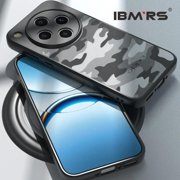 ( with wrist strap)IBMRS for Oppo Find X8 Phone Case,Non-Yellowing Shockproof Phone Cover, Anti-Scratch Clear Back camo