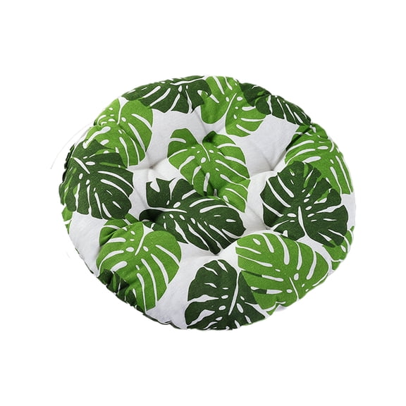 Anckoeil Round Memory Foam Chair Cushion, 15.7in Velvet Fleece Thickened Seat Pad, Non-Slip Bottom for Office/Dining/Wheelchair, Green/Pink/Gray