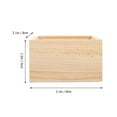 thumbnail image 2 of OULII 4Pcs Wooden Boxes Square Wood Crate Box Storage for Camping, 2 of 6